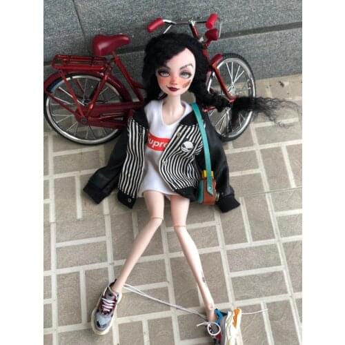 1/6 DIY cartoons girl 30CM customized plastic dolls Not clothes and shoes included