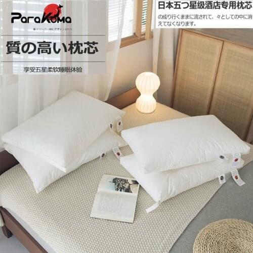 Hot Five-star Hotel Pillow Core 60s Cotton Japanese Pillow Hotel Bedding Pillow Neck Protector and Sleep Pillows for Bedroom