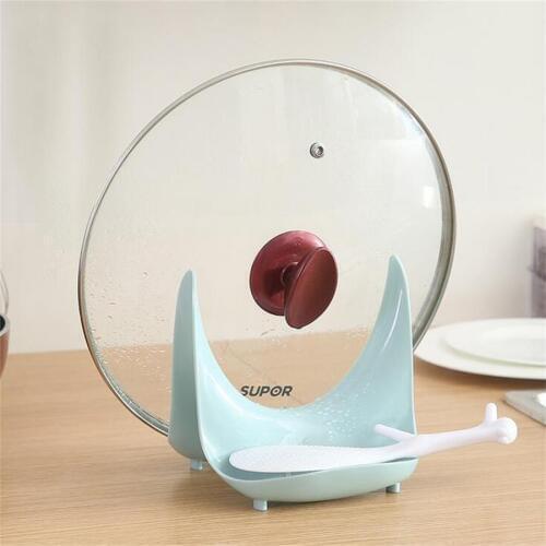 Soup Spoon Rest Holder,U-shaped Pan Pot Cover Lid Rack Kitchen Organizer Cooking Utensil Tools Home Storage Holder Rack