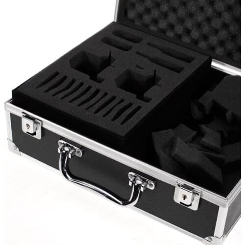 Shake-proof Grip Tube Storage Case Holder for Makeup Cosmetics Tool Black