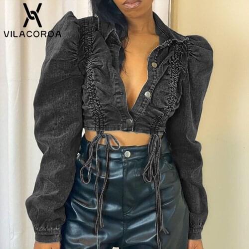 Женские джинсовые куртки Vilacoroa China At AliExpress