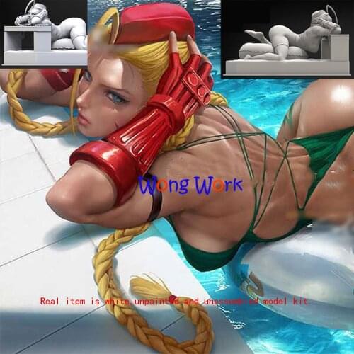 Wong Work Unpainted 20cmH 25cmH 3D Printing Unassembled Garage Kits GK Model Kit Hollow Figure Statue TZ-210618-24