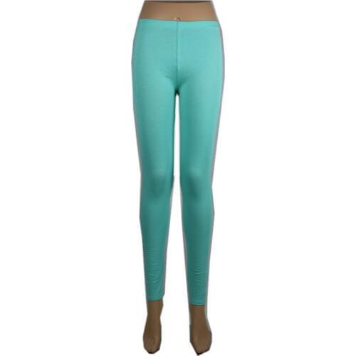 Babbytoro Women 2020 Solid Color Green Leggings Xs- 7xl Women Modal Cotton Elastic Slimming Jeggings Pants Girl 6XL 5XLLeg Pants