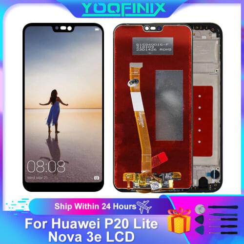 "5.84" For Huawei P20 Lite Display LCD Touch Screen Digitizer For Huawei Nova 3e LCD ANE-LX1 ANE-LX2 Display Replacement Parts