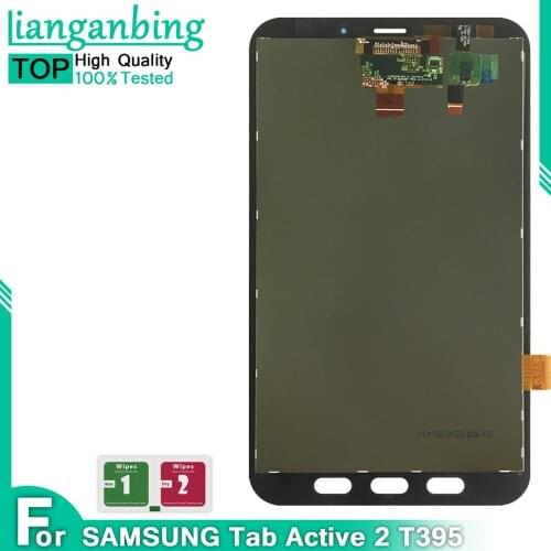 LCD For Samsung Galaxy Tab Active 2 T395 SM-T395 Full Touch Screen Digitizer LCD Display Assembly Replacement Free Shipping