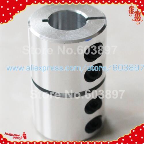 1pc Hex Wrench Motor Connector Aluminum Alloy clamping Rigid Shaft Coupling Tighten Screw D25 L40 5/6/8/10/12/6.35mm