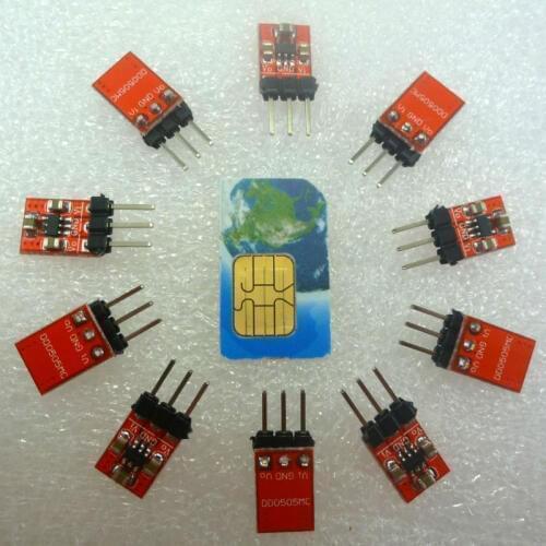 10pcs Very very small DC DC Step-Up Boost Voltage Converter 3.3V 3.7V 4.2V to 5V Module for Wifi lithium Solar charger