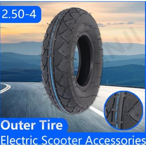 2.50-4 Inner Tube Outer Tire 2.80/ 2.50-4 Tube Tyre 2.80*2.50-4 Thickened Pneumatic Tire for Electric Scooter Trolley Accessorie