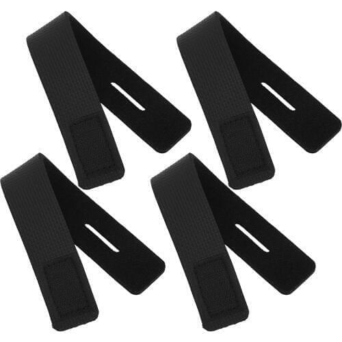 4Pcs 24.5x3cm High Quality Outdoor Lure Fishing Rod Pole Non-Slip Fixing Belt With Hook Loop Brand New Fishing Accessory