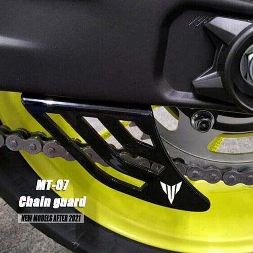 Motorcycle accessories chain protection cover guide wheel slide cover protection for Yamaha MT-07 MT07 MT 07 mt07 2021