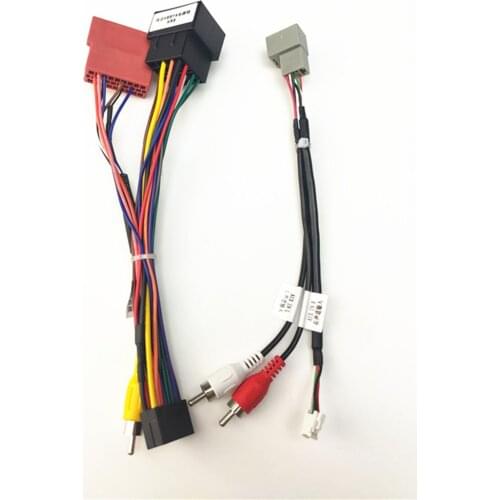 Car 16pin Audio Wiring Harness With USB Cable For Lada Vesta Aftermarket Stereo Installation Wire Adapter