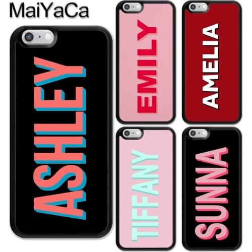 Initial Name Custom Personalized Dropshadow Case For iPhone 12 Pro Max 12 mini 11 Pro Max XS X XR 6S 7 8 Plus SE 2020 Back Cover