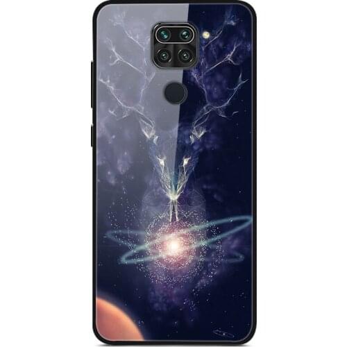 Case For Xiaomi Redmi Note 9 Phone Case Tempered Glass Case Back Phone Cover Series 2