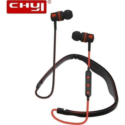 CHYI Wireless Bluetooth Earphone With Microphone Earbuds Sport Headphone Noise Canceling Earphones For IPhone Android Phone