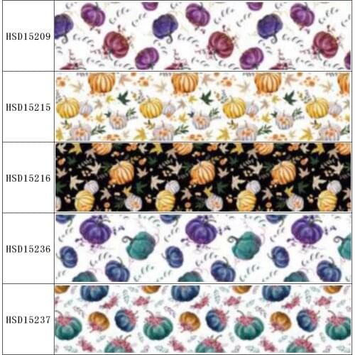 HSDCraft Free shipping 25MM 38MM 75MM Heat Transfer Printed Grosgrain ribbon for diy hair bow