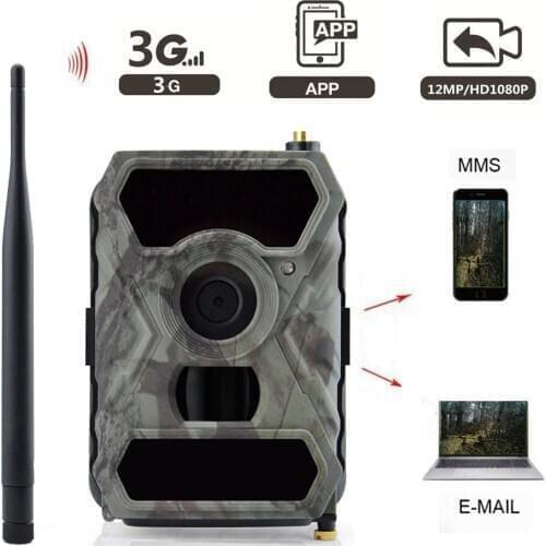 GPRS Infrared Night Vision Wildlife Trail Hunting Camera 2G 3G SMS MMS SMTP Email Surveillance Scout Camera Support APP Control