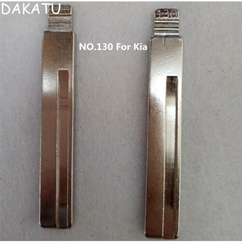 DAKATU uncut key blade NO.130 For New Kia Hyundai HY20 Left Flip Key Blade ,Car Blank key blade