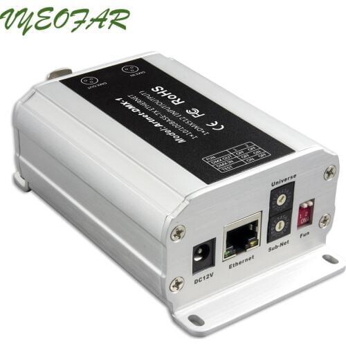 New ArtNet to DMX converter;ArtNet/DMX512 Input;512 Channels output Artnet to DMX Signal Transfer