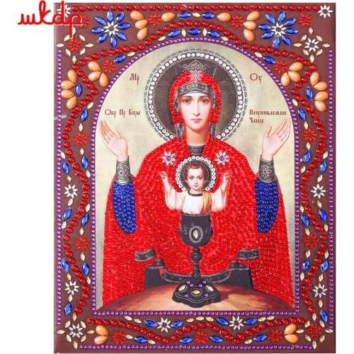 Mosaic 5D DIY Diamond Painting Religion Icon Diamond Embroidery Classic Style Round Rhinestone Painting Home Decor dropshipping