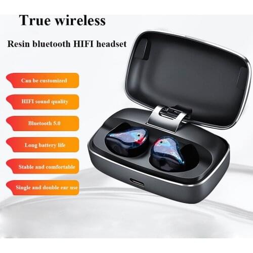 In Ear True Wireless Bluetooth 5.0 Headphone In-Ear Sports Heavy Bass Waterproof TWS Noise Reduction HIFI Earphone Earplugs