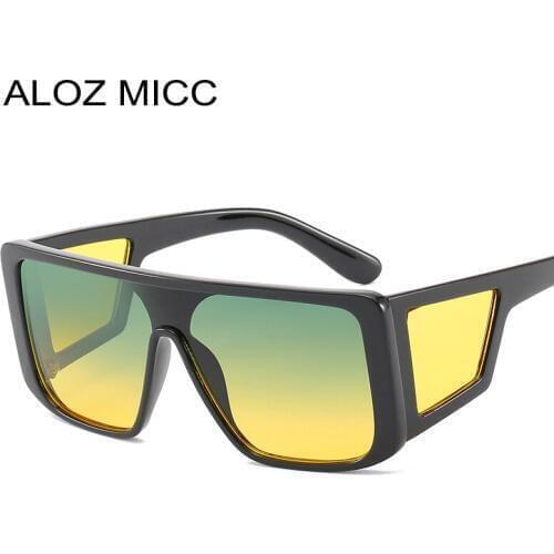 ALOZ MICC Women Oversized Square Sunglasses Men 2019 Luxury Brand Design Men SunGlasses Vintage Shades Goggles Glasses UV400 Q87