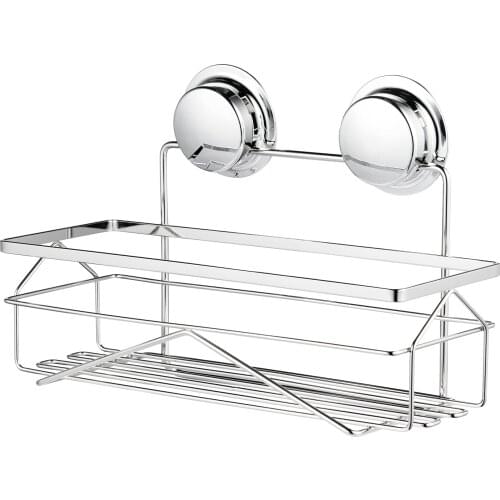 Sucker Storage Rack For Shampoo Shower Rack Wall-Mounted Bathroom Corner Rack Basket Shelf Corner Shelf Kitchen Bathroom Tool