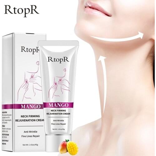 RtopR Neck Firming Wrinkle Remover Cream Rejuvenation Firming Skin Whitening Moisturizing Shape Beauty Neck Skin Care Products