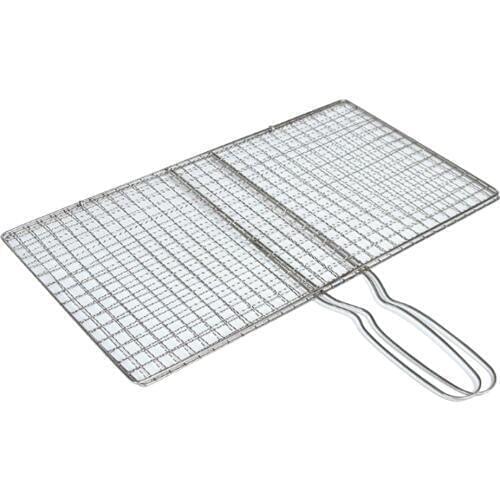 BBQ Barbecue Basket Folding for Roast BBQ Portable Grilling Basket with Wood Handle for Fish,Vegetables, Steak, Chicken Wings