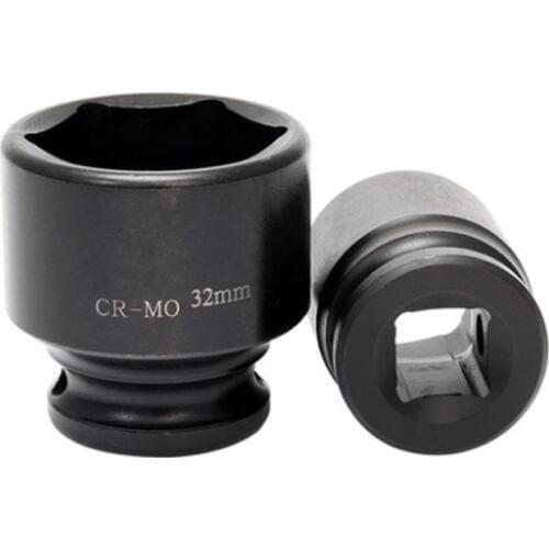 1PCS 1/2" Universal Short Pneumatic Socket Head Metric Deep Wall Air Adopter Impact Socket Set Auto Repair Wrench