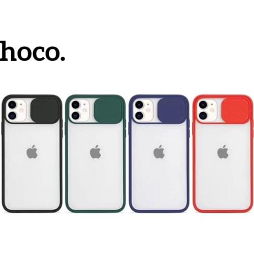 Hoco Hard PC Camera Protection Shockproof Phone Case For iPhone 12 Pro Max Matte Candy Color Cover For iPhone 11 Pro Max Fundas