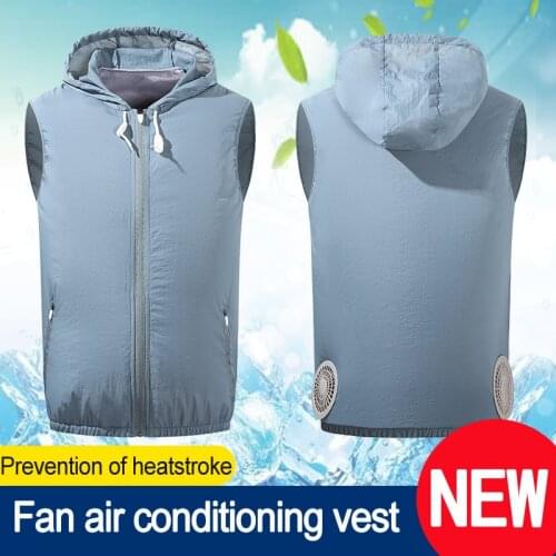 Fan Vest Air Conditioning Clothing Women/Male Smart Fan Clothing Cooling Usb Charging Welding Cooling Outdoor Clothes Vest
