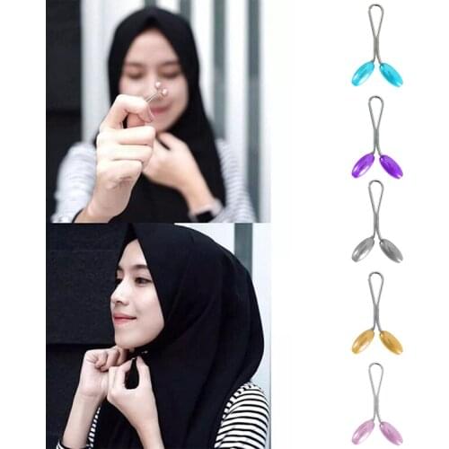 12pcs/Set Muslim Scarf Hijab Headscarf Shawl Scarf Lady Clips Brooches for Women Lapel Pin Badge Jewelry Gift Wholesale