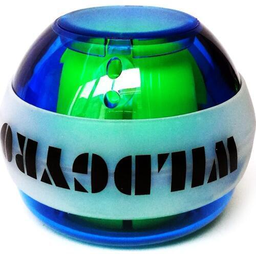 2018 High Quality Gyroscope Relax LED Hand Wrist Muscle Power Ball Trainer Gyro Arm Exerciser Strengthener Fitness Equipments