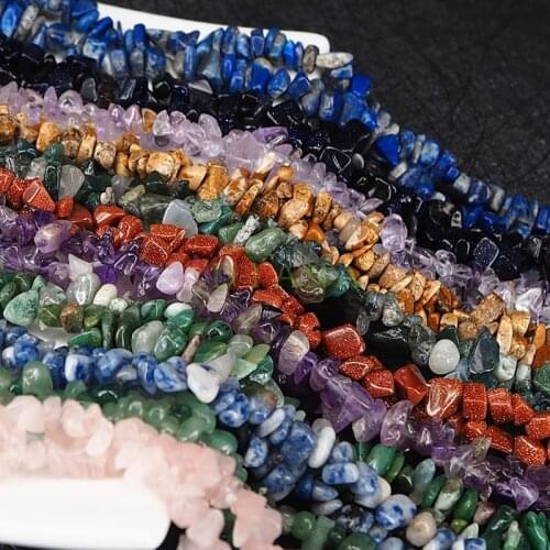 4-7mm Free Shipping Natural Irregular Chip Stone Beads Irregular Shape For DIY Necklace Bracelet Fashion Charm Jewelry Making 16