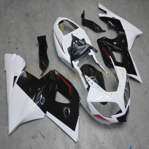 5Gifts+Custom white black Motorcycle cowl for 600 2003 2004 2005 650 2003-2005 ABS motor Fairing kit