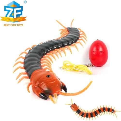 Novelty and Fun Radio Infrared Remote Control Centipede Insect Bionic Animal Prank Funny Gadget Toy Child Gift