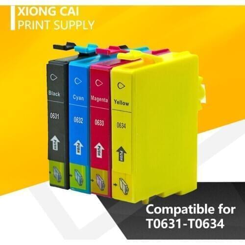 T0631 0632 0633 0632 Compatile Ink Cartridge For Epson Stylus C67 C87 C87PE CX4100 CX4700 CX3700 Inkjet Printer With Chip