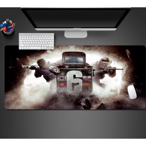 Rainbow Six Siege Mousepad High Quality PC Gaming Computer Fast Mousepad Wot Rubber Computer Keyboard Mousepad Christmas Gift