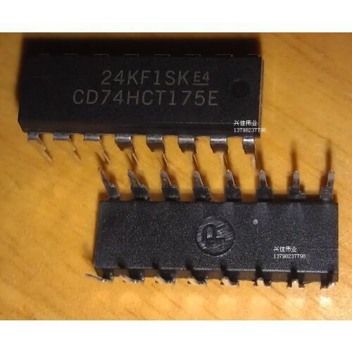 10PCS New CD74HCT175E 74HCT175E DIP-16 package triggers IC