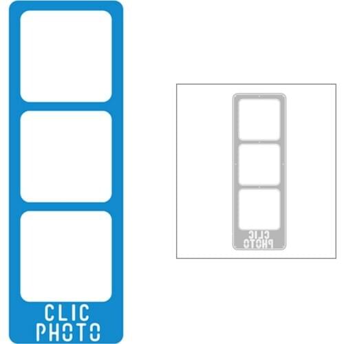 2020 New Rectangle Frame Metal Cutting Dies For DIY Square Photo Album Window Decoration Greeting Card Cut Scrapbooking No Stamp