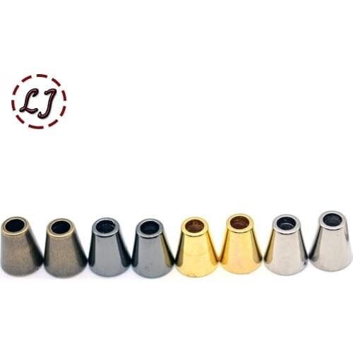 30pcs/lot silver gold bronze black cord end plastic stopper Toggle Clip for Paracord Bag Sports Wear Shoes garment accseeories