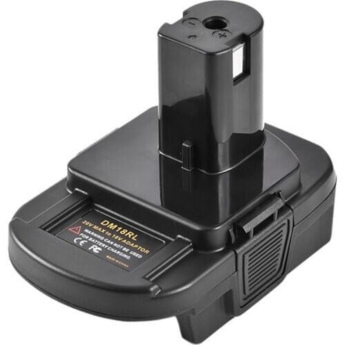 DM18RL Battery Converter Adapter USB DM20ROB For RYOBI Convert DEWALT 20V Milwaukee M18 to 18V Battery Adapter