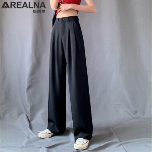 Женские брюки с высокой талией AREALNA China At AliExpress