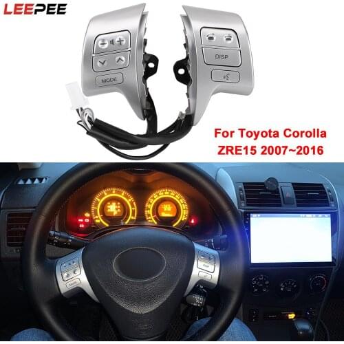 Audio Switch For Toyota Corolla ZRE15 2007 ~2016 84250-02200 Steering Wheel Control Auto Replacement Car Accessories Bluetooth