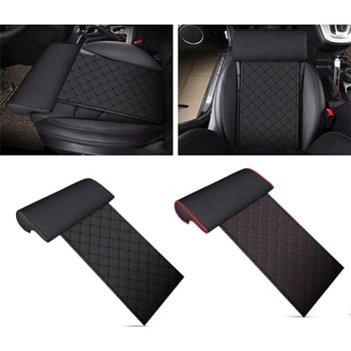 Automobile Seat Leather Leg Pad Support Extension Mat Soft Foot Support Leg Leather Cushion Knee Pad Memory Universal