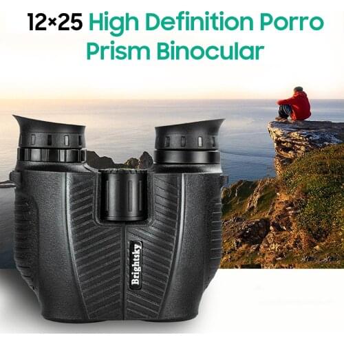 12×25 Binocular Telescope Mini Children Binocular High Definition Porro Prism Binoculars Portable Binocular for Kids