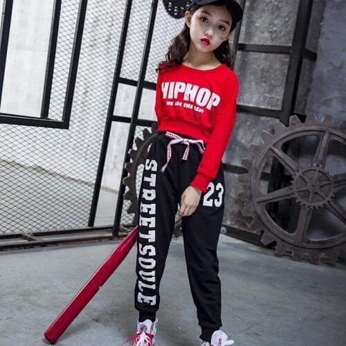 Children Jazz Dance Costumes Girl DJ Dance Clothing for Performance Kids Hip-hop Dance Stage Wear Street Modern Dance Clothes