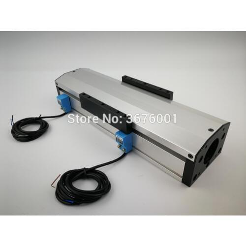 GF80 1605 800MM Effective Length Sealed Dustproof Ball Screw Slide Rail Linear Motion Guide Moving +2Pcs Limit switch(No motor)