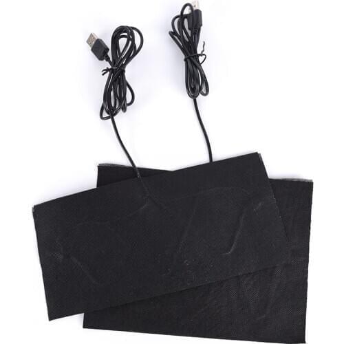 Size S/M5V Carbon Fiber Heating Pad Hand Warmer USB Heating Film Electric Winter Infrared Fever Heat Mat