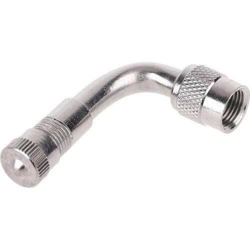 90 Degree Bend -Valve Extender Tire Stem Wheel Adapter for Car Motorcycle Q9QD